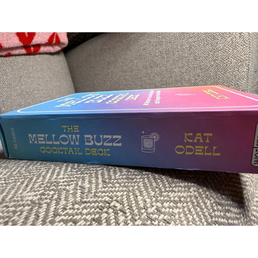 The Mellow Buzz Cocktail Deck Kat Odell 40 Low-Alcohol Mocktail Recipes 50 Cards